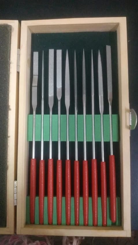 Silver Diamond Needle File PFL-10, For Mould Polishing, Size: 1800mm Length