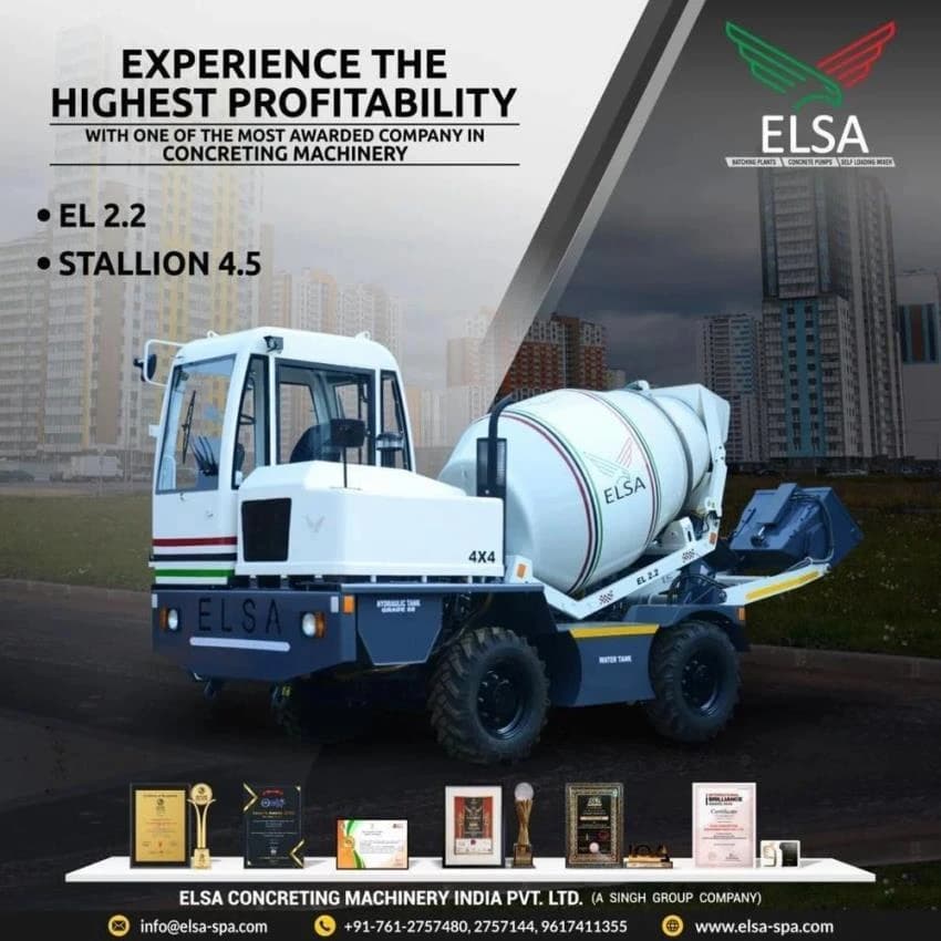 Ajax Concrete Mixer ELSA 4.5