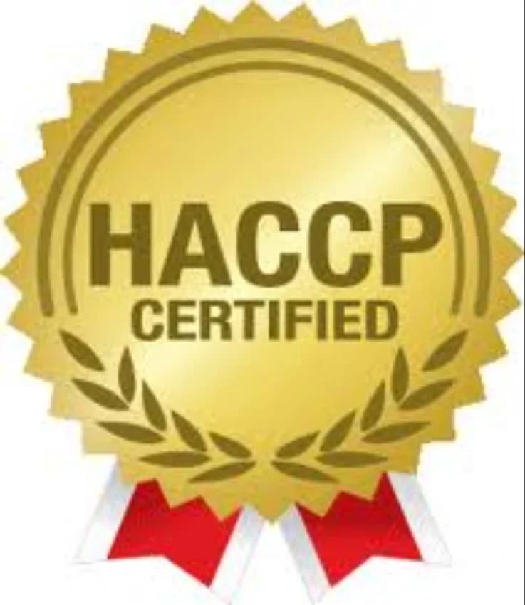 HACCP Compliance Certification Service