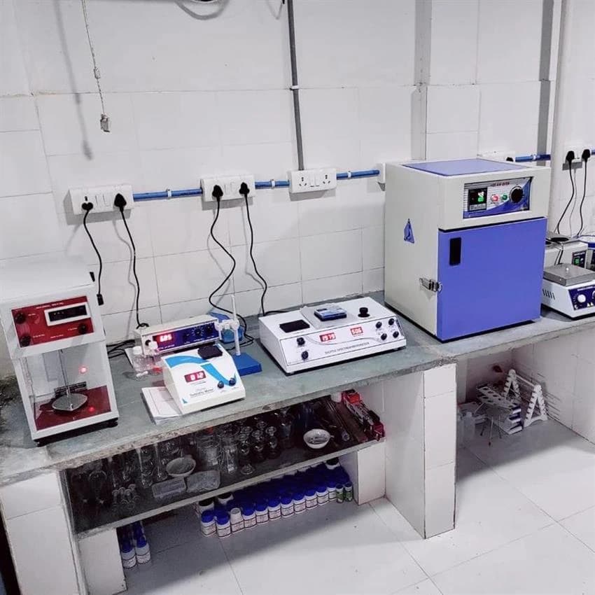 Packaged Drinking Water Testing Laboratory Setup