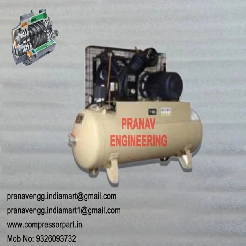 3 HP Air Compressor Repairing, 150 L
