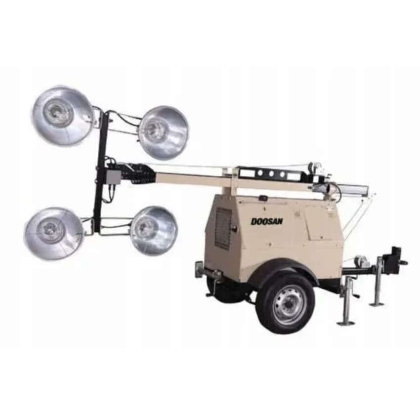 LSCM4 Doosan Portable Light Tower Air Compressor