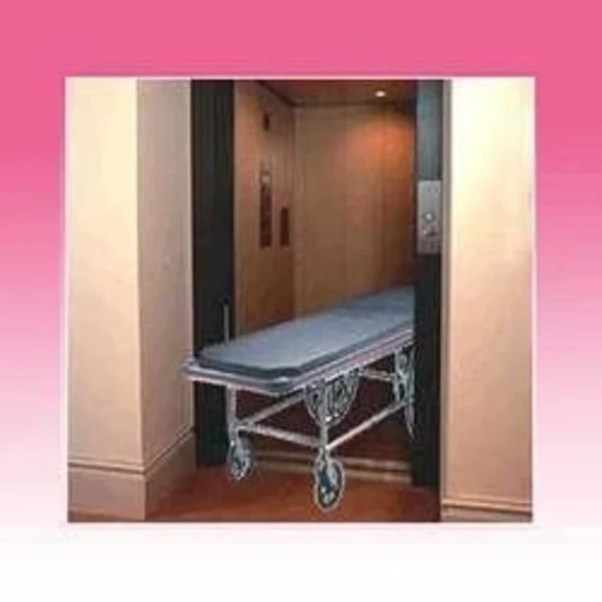 Manual(Caged) Insat Hospital Stretcher Lifts, Model Name/Number: Hospital Stretcher Lift, For Hospital Purpose