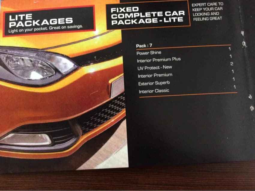 3M Fixed Car Packages