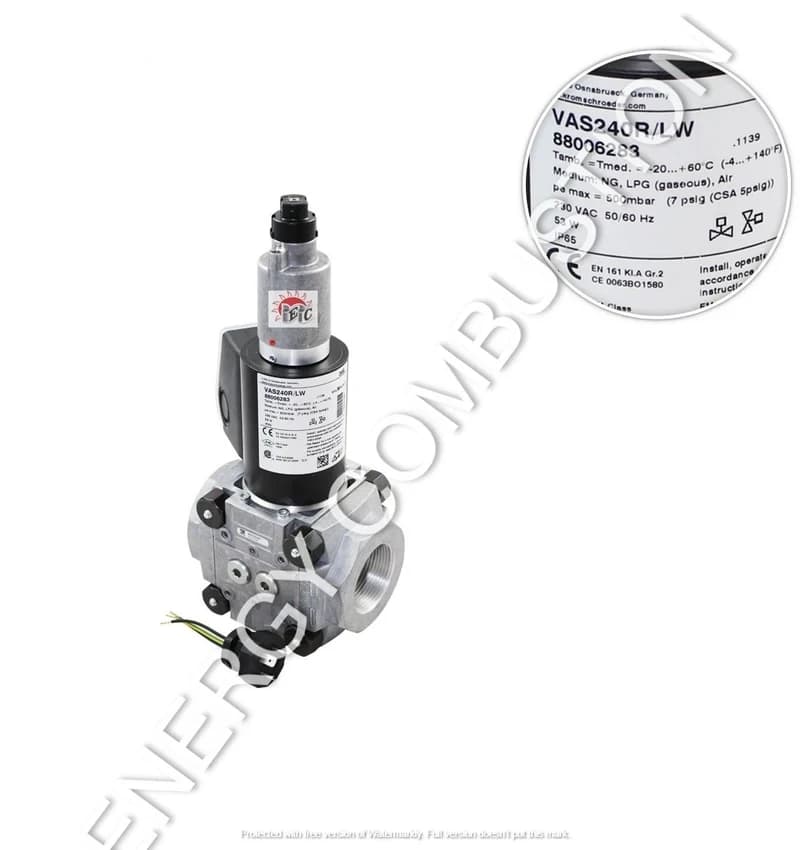 Krom-Schroder Gas Solenoid Valve VAS SERIES