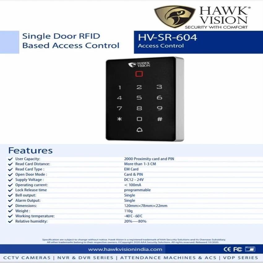 Single Door Access Control System