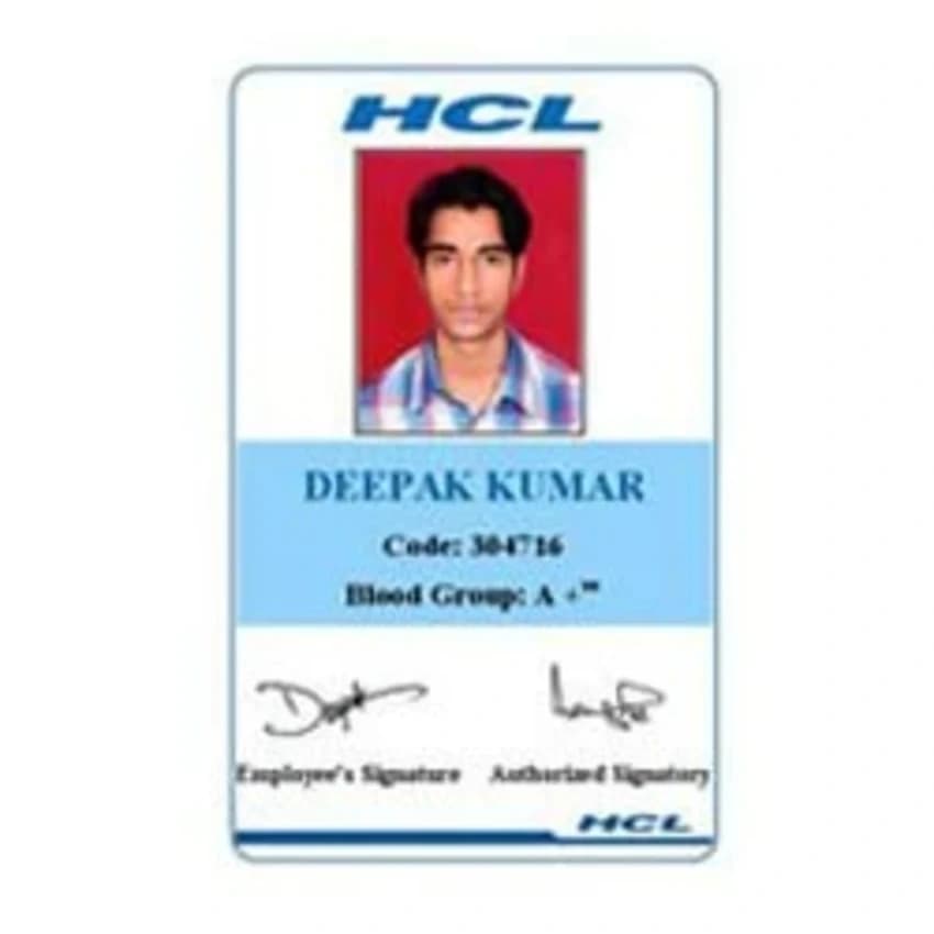 Employee ID Card Printing Service