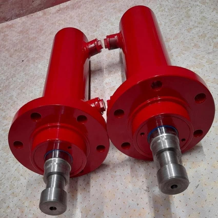 Mild Steel High Pressure Hydraulic Cylinders, For Industrial, Double Acting