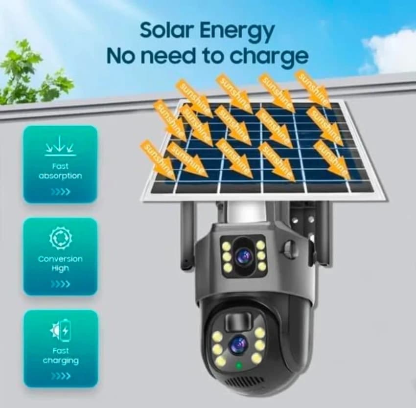 Good quality Solar Camera, 4 MP