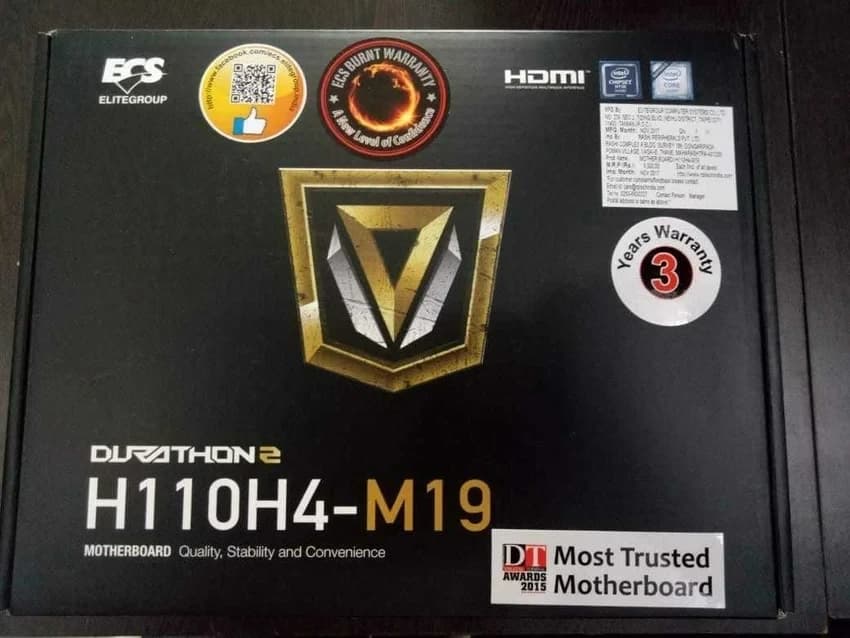 ECS Motherboard H110 with HDMI Port