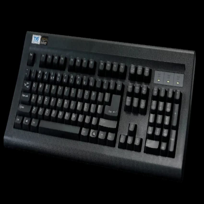 Black TVS Gold Prime Keyboard, Model Name/Number: Dust Resistant