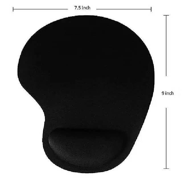 Mouse pad with Wrist Rest, Gaming Mouse Pad with Lycra Cloth Nonslip