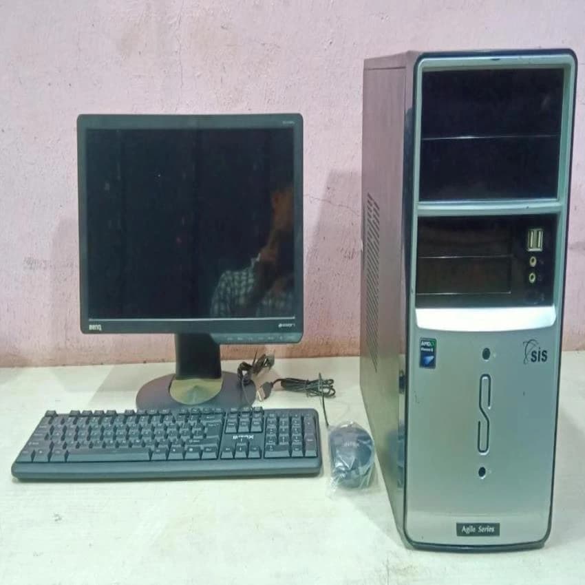 Dual Core Sis Brand Refurbished Desktop, Screen Size: 15 Inch, RAM Size: 2 GB
