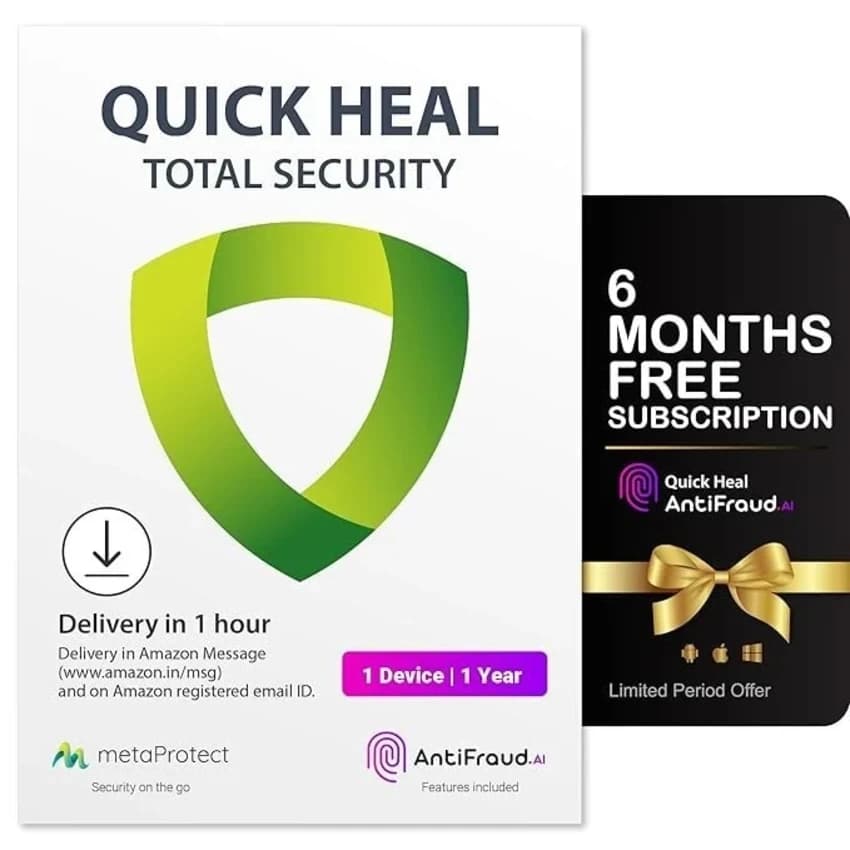 Quick Heal Total Security 1 User 1Years