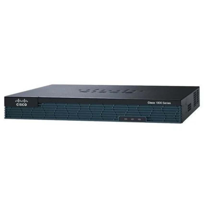 Black Cisco CISCO1921-SEC/K9 Routers