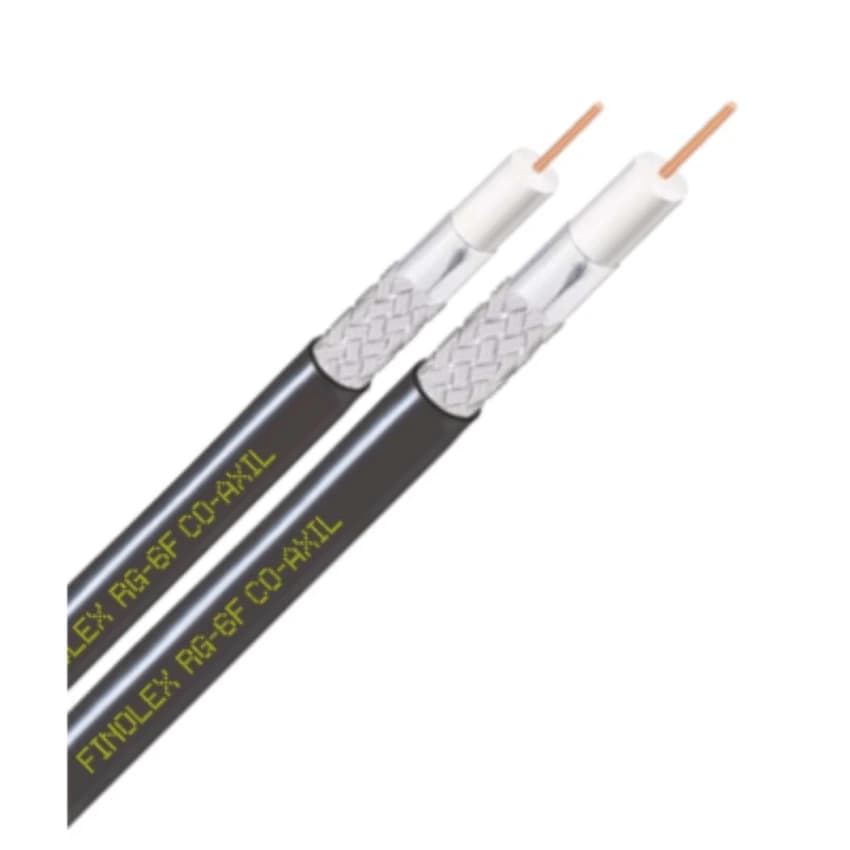 F - Type Male Finolex RG 6F Coaxial Cable, 90 m