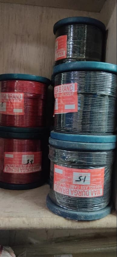 Single 0.5mm To 10mm Maa Durga Fiber Glass Wire