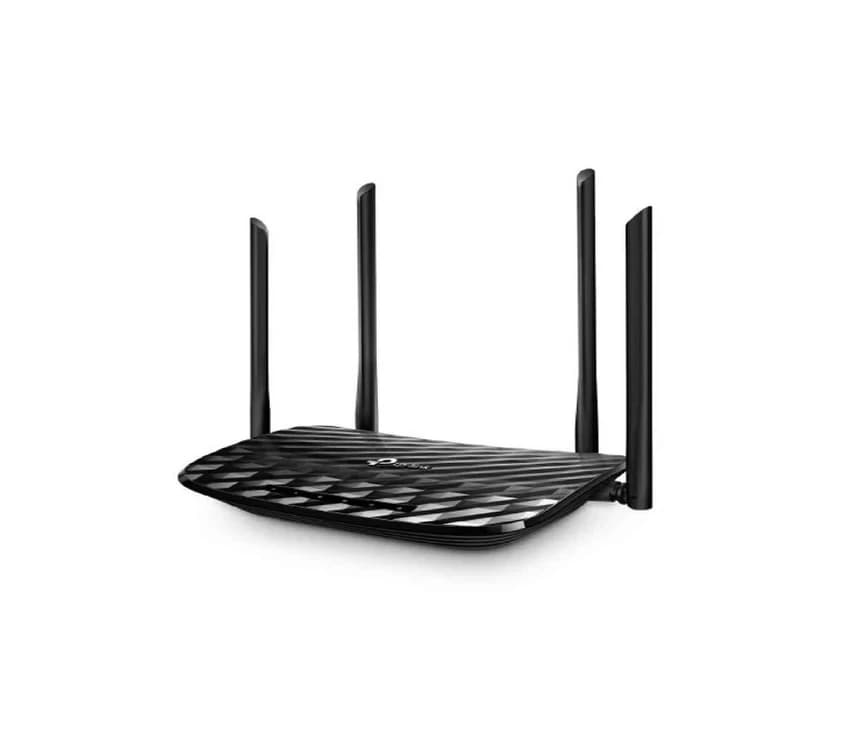 Dual Band TP-Link Archer C6 AC1200 Wireless MU-MIMO Gigabit Router, 4 Ports