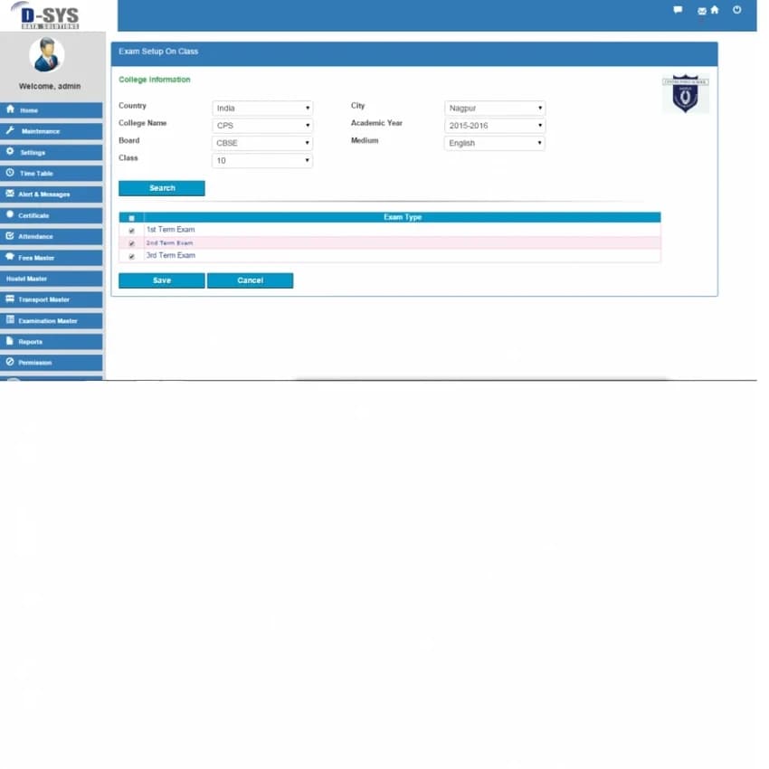 Examination Management System Software