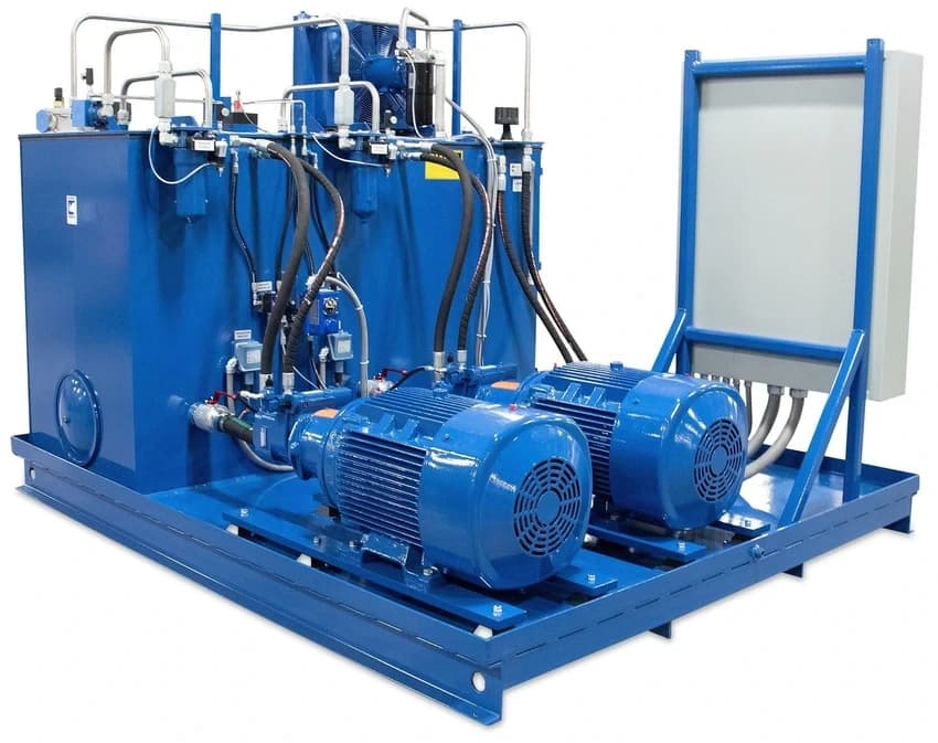 Blue Hydraulic Power Unit