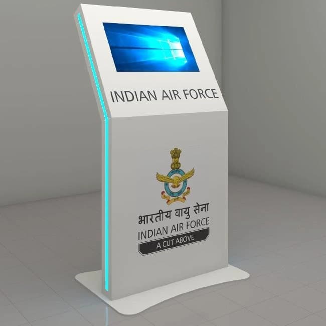 touch information kiosk for army or government use