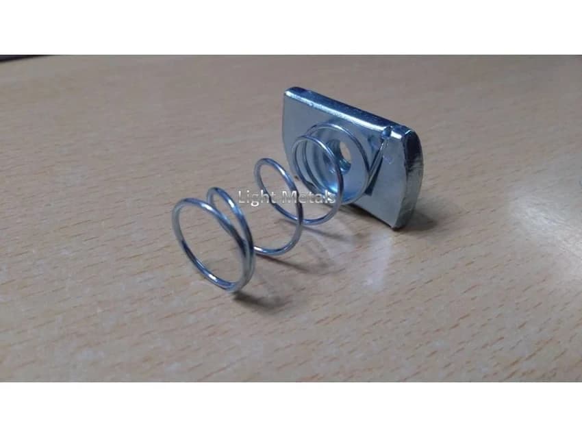 India LM Spring Nut for Solar Mounting Aluminum Frames, For Industrial