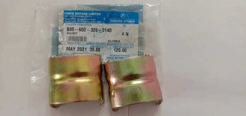 Force Motors Balance Rod Bush Clamp, For Minidor
