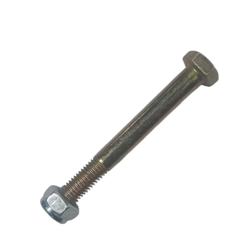 M12 (12 mm) Mild Steel Hex Clamp Bolt, Yellow Zinc