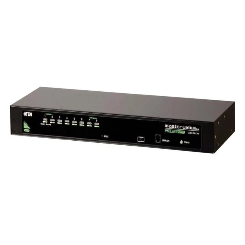 8-Port PS/2-USB VGA KVM Switch CS1308 ATEN Rack KVM Switches, Dimension: 43.72 X 16.13 X 4.40 Cm