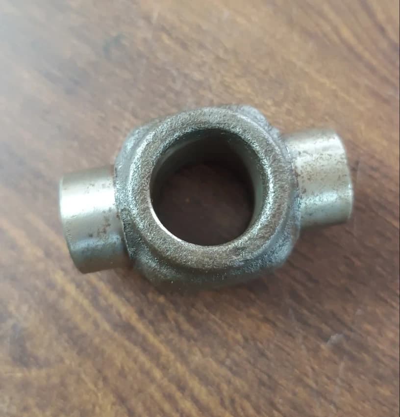 MS Mild Steel Banjo Tee, 2 inches