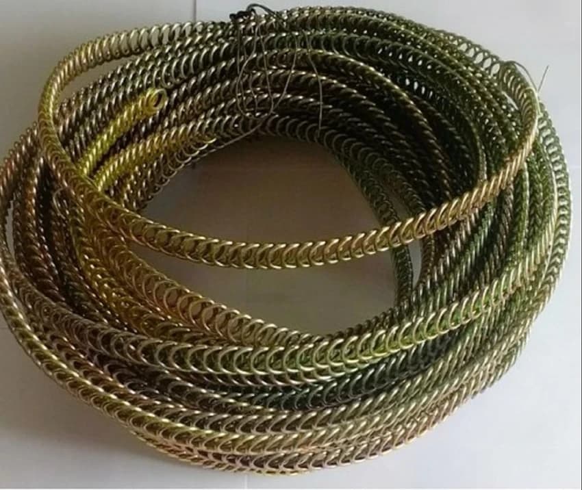 Metal Jalebi Spring Zinc Plated, Industrial