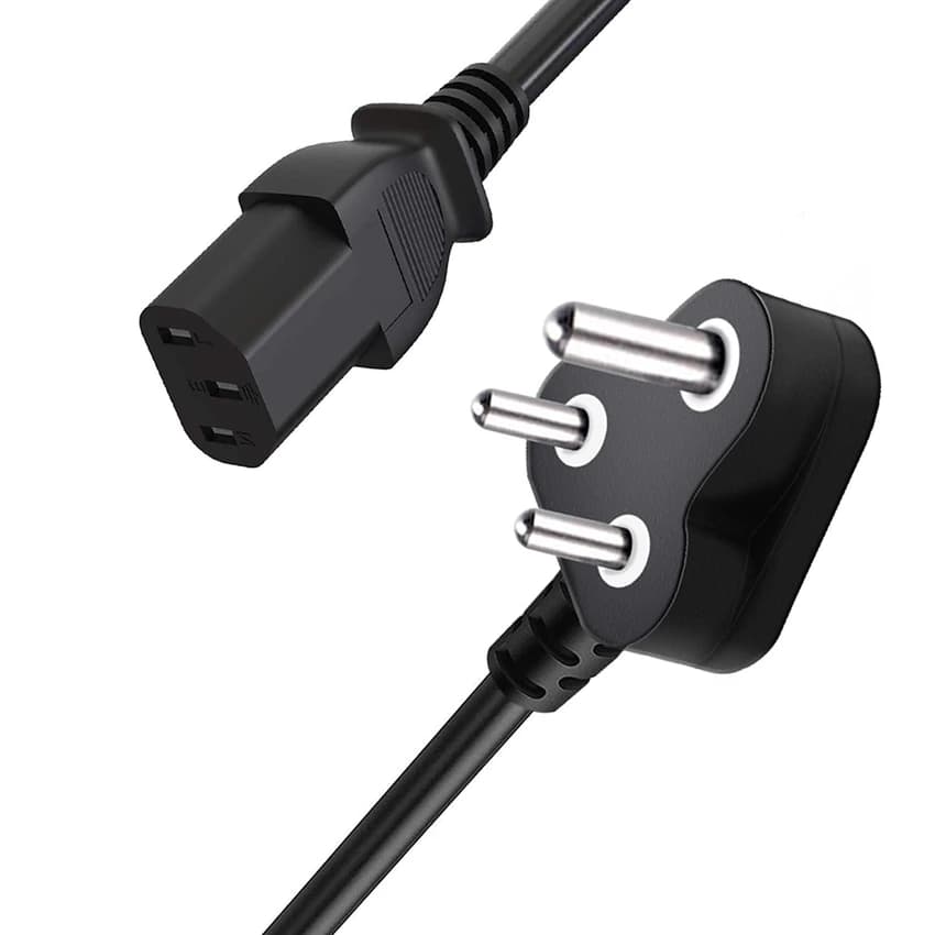 Fedus 10 Meter 6A Computer 3pin Cable Universal Desktop Power Supply Cable/Cord