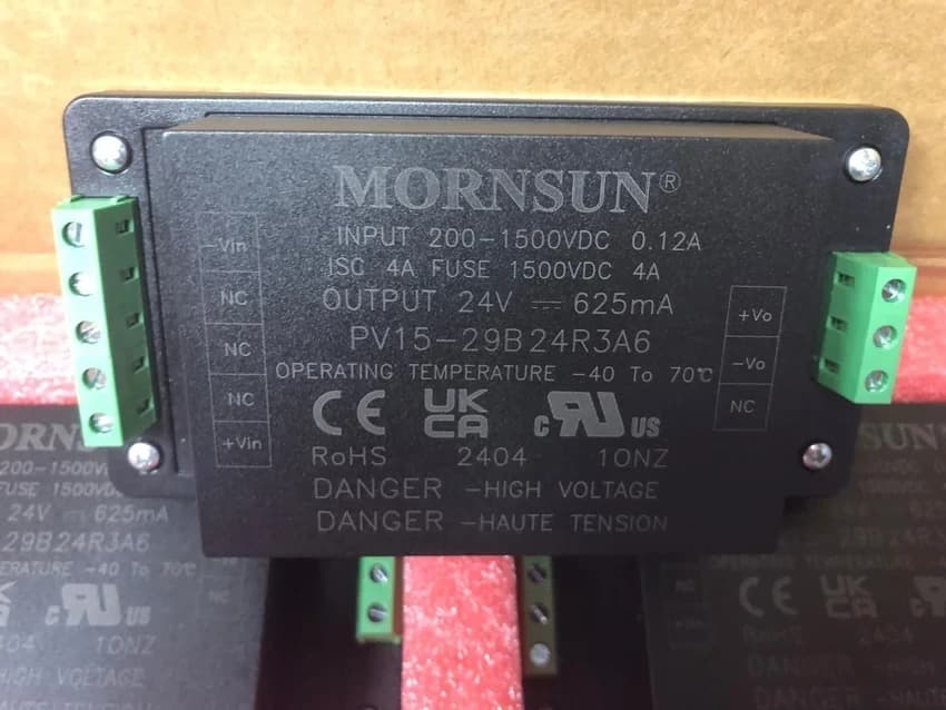 Mornsun PV15-29B24R3A6 15W DC-DC Converter