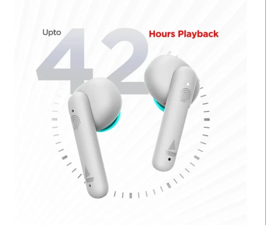 Black boAt Airdopes 148 - Wireless Earbuds, Mobile
