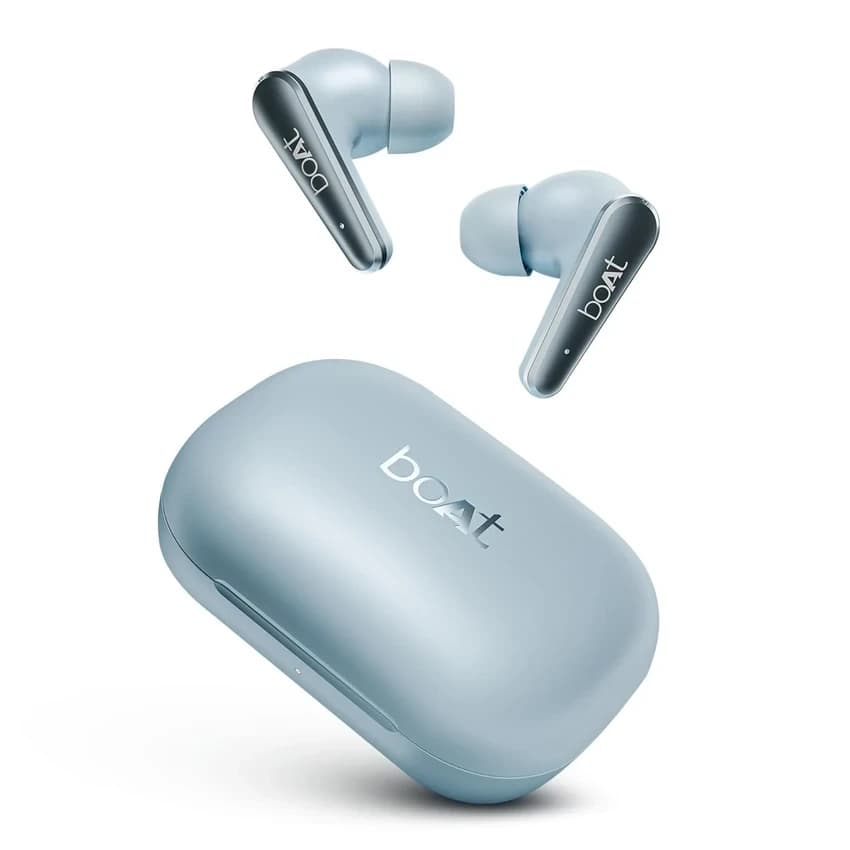 Mint Blue boAt Airdopes 280 ANC, Active Noise Cancellation, Mobile
