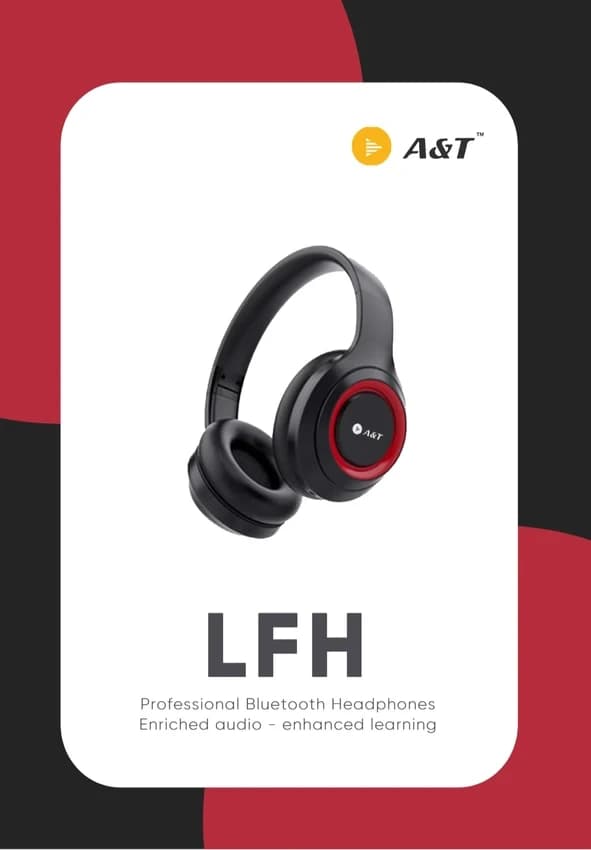 Over The Head Black LFH Conferencing Bluetooth Wireless Headphones, Model Name/Number: Lfd