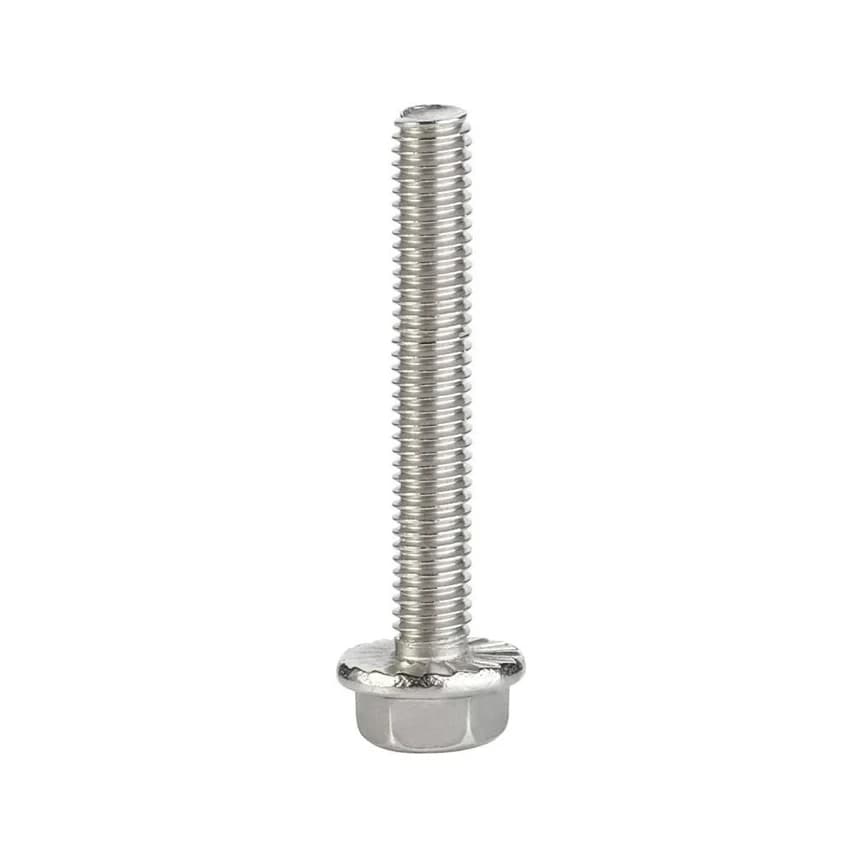 M12 (12 mm) Hex Head Flange Bolt, Mild Steel