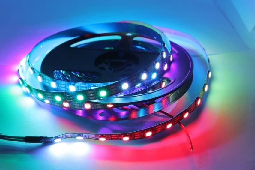 Rgb Led Strip Ws2812b Programmable 5 Meter, For Decoration, Corded Electric