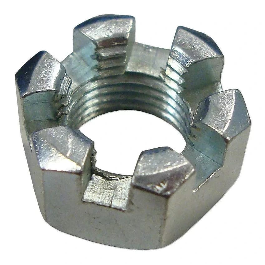 M S Castle Nuts, Size: 8 mm