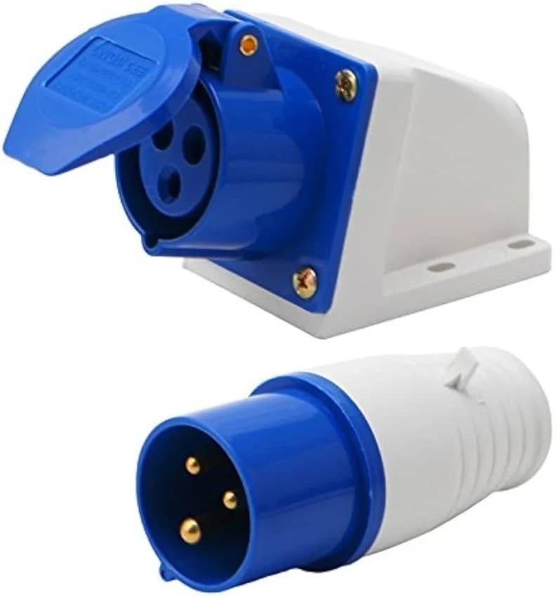 Kripson Schuko Plug & Socket, 220V
