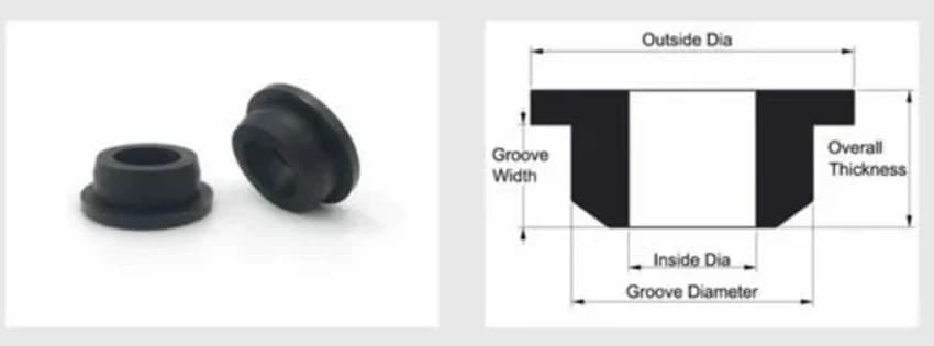 Rubber Grommet For Tubing