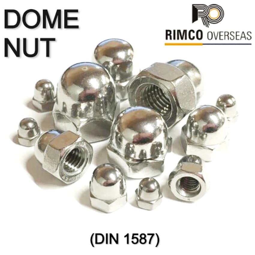 Ss 304 M3 To M52 High Crown Cap Acorn Nut, Packaging Type: Box