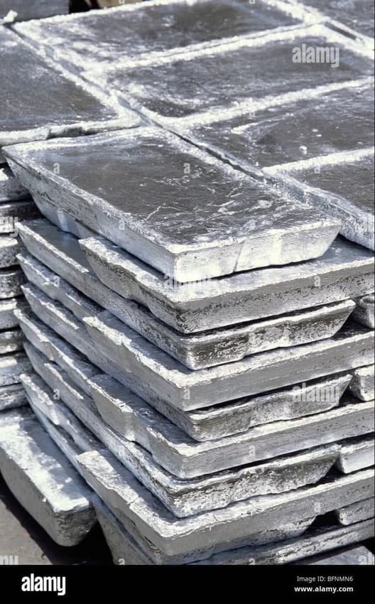 99.9% Purity Tin Metal Ingot