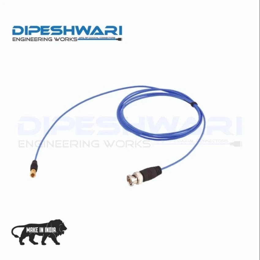 BNC male to 10-32 Microdot male acceleration sensor vibration sensor cable