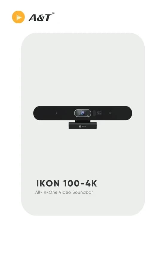 Black 4W IKON 100 4K Video Soundbars