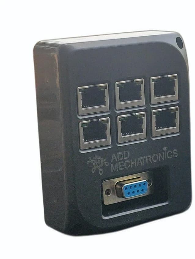 Unmanaged Industrial Network Switch, ADM-RJ45-HUB6