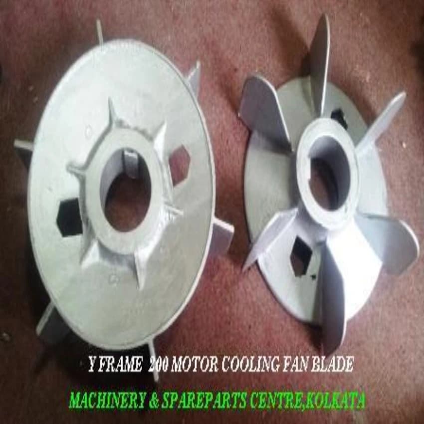Msckolkata Aluminum Cooling Fan Blade for Y180 Y200 Frame Motor