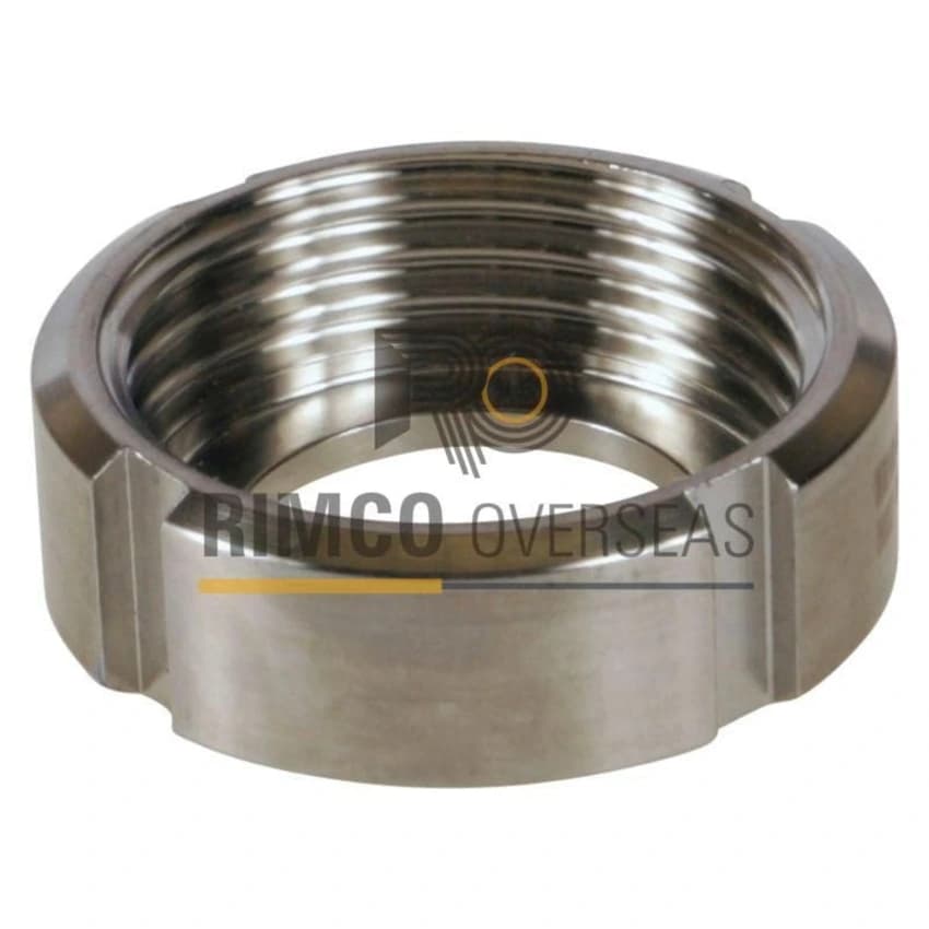 Rimco Overseas Stainless Steel Slotted Round Nut