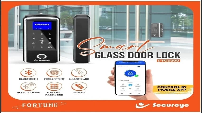Biometric Glass Door Lock