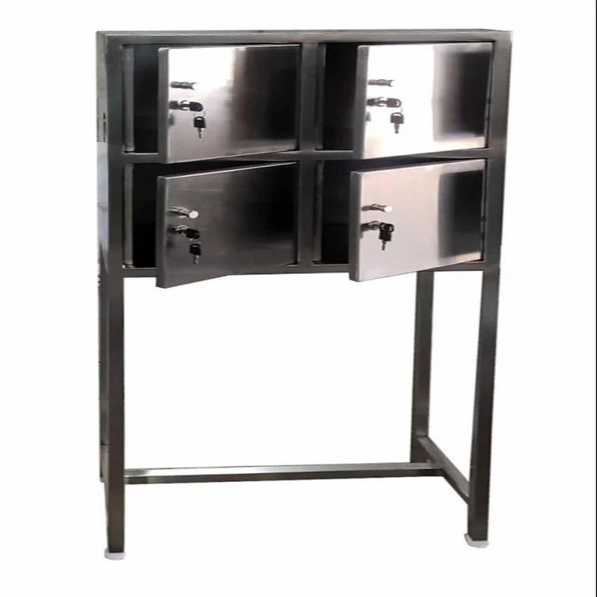 Rectangular Clean Room Stainless Steel Furniture, Material Grade: 304